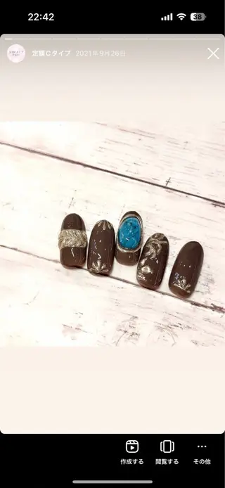 ネイル akari原宿 プライベートサロンのネイルデザイン