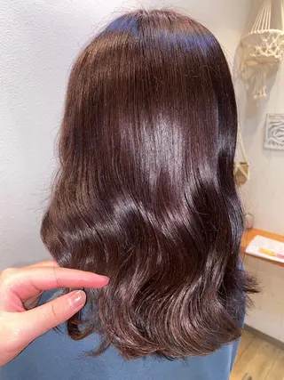 ミディアム 武田 悠生乃のヘアスタイル