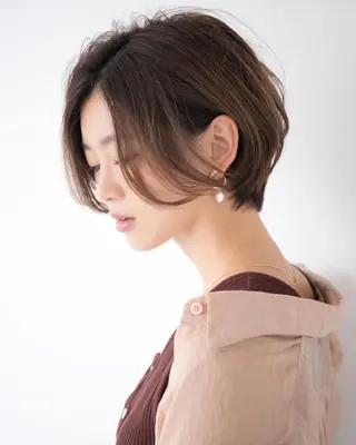 ショート カラー 透明感/艶カラー 🎀Kanonのヘアスタイル
