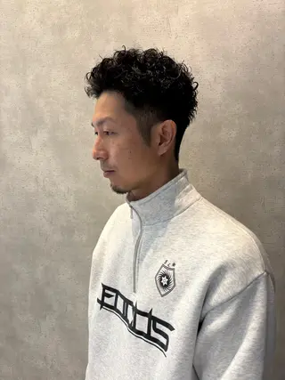 ショート パーマ メンズ 宮嶋 勇輔のヘアスタイル