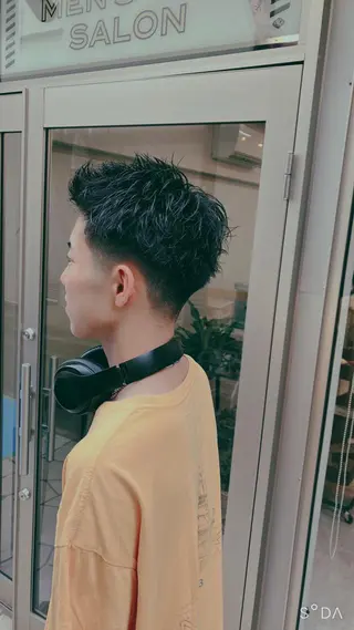 メンズ Back  bone barberのヘアスタイル