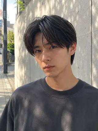 パーマ メンズ 宇梶 千愛のヘアスタイル