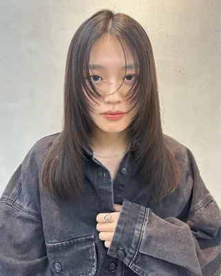 ミディアム カラー 銀座/ヘアセット/ 島村美帆のヘアスタイル