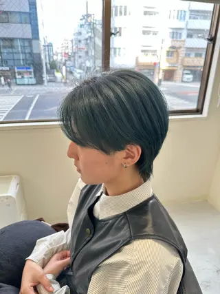 カラー jiji /北四番丁 押切瑠奈のヘアスタイル