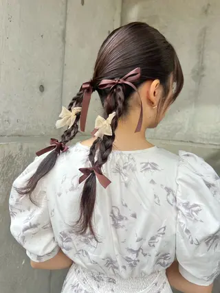 ロング ユカ yのヘアスタイル