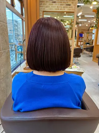 カラー 佐藤 遥菜のヘアスタイル