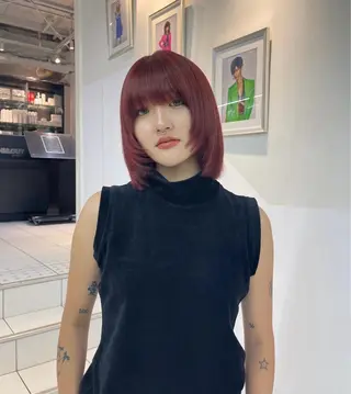 ショート はにいレイヤーカット モデル募集中のヘアスタイル