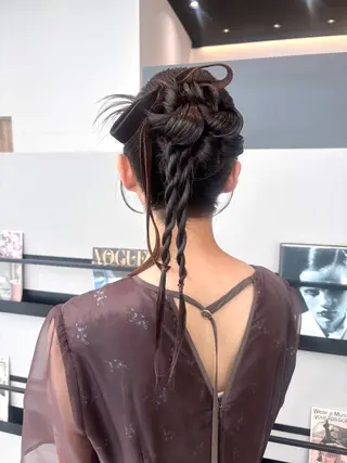 セミロング カラー ヘアアレンジ 透明感カラー/ レイヤーkotonoのヘアスタイル