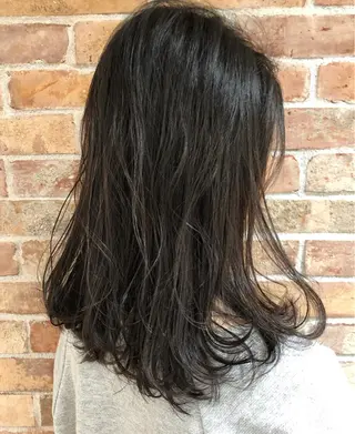 セミロング カット無料/髪質改善 髪質根本改善/艶髪のヘアスタイル