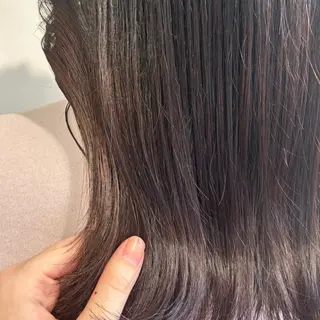 カラー 𝐲𝐮𝐮 /艶髪 /透明感カラー🌱のヘアスタイル