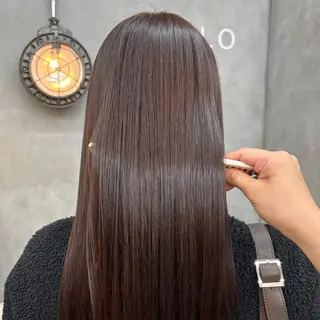 ロング カラー BELO OSAKA マオのヘアスタイル