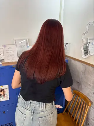 ロング カラー LUCK ユナのヘアスタイル