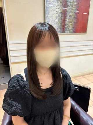 ロング ☘️艶カラー✨ トリートメント/栞南のヘアスタイル