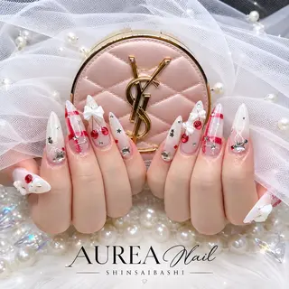 ネイル いちごちゃん Aureaのネイルデザイン