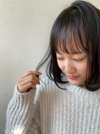 セミロング Sakaguchi Ryoのヘアスタイル