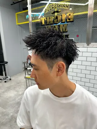 ショート パーマ メンズ ショートスタイル RYOSUKEのヘアスタイル
