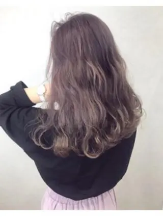 ロング カラー 松戸　レイヤーカット 野口　康太郎のヘアスタイル