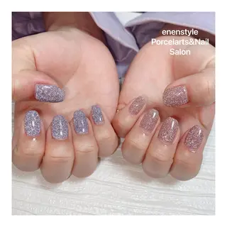 ミディアム ネイル 🐾enen style 🐾のネイルデザイン