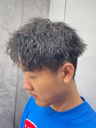 パーマ メンズ 京都河原町 メンズパーマ助川龍哉のヘアスタイル