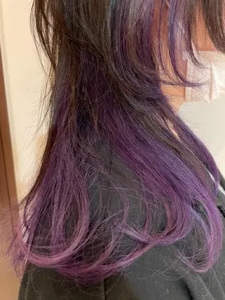 ロング カラー 高森 雅のヘアスタイル