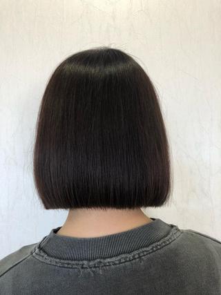 ミディアム 横地 凌のヘアスタイル