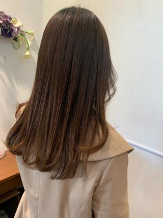 ロング 佐藤 宰  OZ桑野店のヘアスタイル