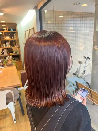 カラー 堀 望美のヘアスタイル