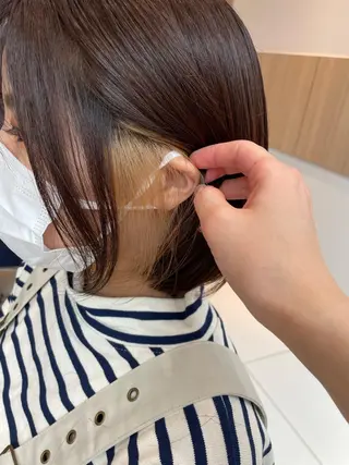 ショート カラー BASSA ANNEX店のヘアスタイル
