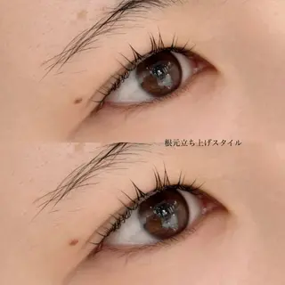 マツエク・マツパ Sakuraෆ˚* 透け感ベージュ🥨のマツエク・マツパデザイン