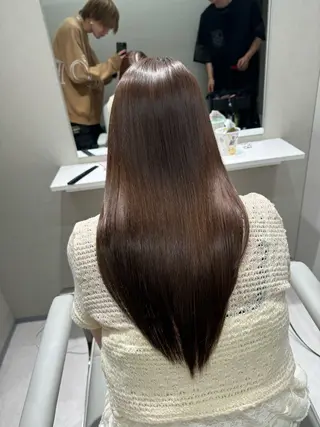 ロング Rita/髪質改善/ ブリーチなしWカラーのヘアスタイル