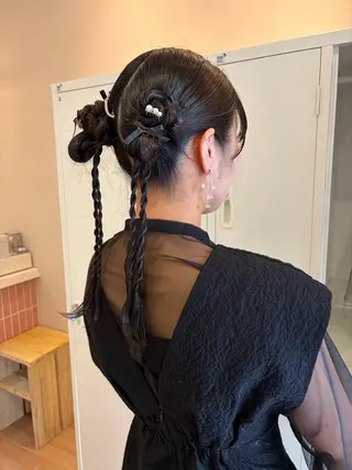 ヘアアレンジ ａｉｋａ🐩 /艶カラー/レイヤーのヘアスタイル