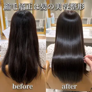 ロング 美髪縮毛矯正🩶 髪質改善/Shinaのヘアスタイル