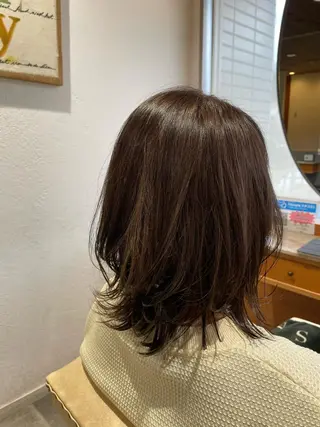 ミディアム yu kiのヘアスタイル