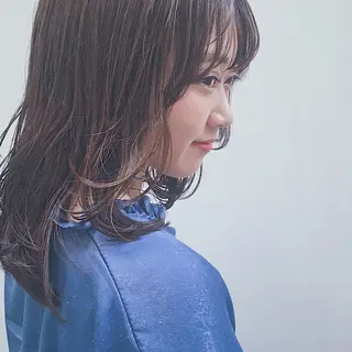 ミディアム カラー 山中 直輝のヘアスタイル