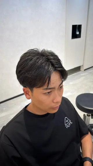 ミディアム メンズ 🇰🇷韓国風 艶カラー/吉田大晴のヘアスタイル