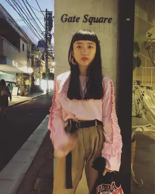 ロング フレンチボブパーマ Yuukiのヘアスタイル