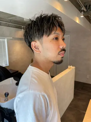ショート カラー メンズ moro 丁寧なカウンセリングのヘアスタイル