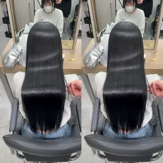 ロング 今話題の艶髪矯正 美艶カラー/FUKAのヘアスタイル