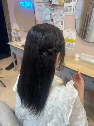 ヘアアレンジ pupe もえのヘアスタイル