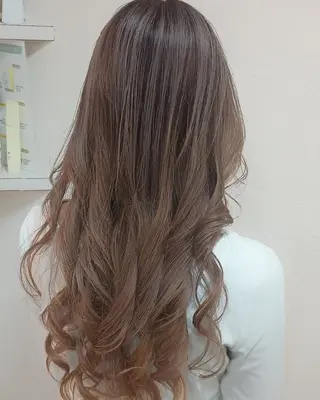 ロング カラー 'Olu'Olu   【オルオル】 ひかるのヘアスタイル