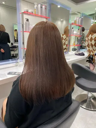 セミロング カラー パーマ ヘアアレンジ メンズ キッズ ネイル マツエク・マツパ アイブロウ 韓国カット/ パーマ/KOTAのヘアスタイル