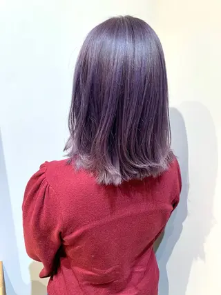 ミディアム カラー 草野ゆずき⌇縮毛矯正 ⌇Wカラー⌇レイヤーのヘアスタイル