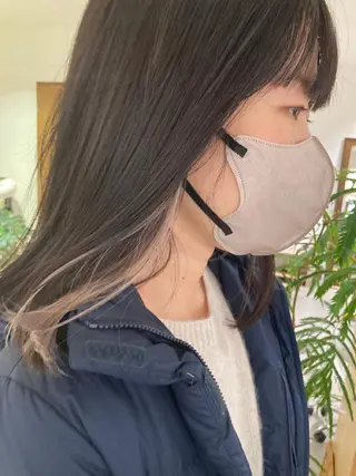 カラー 坂上 岳のヘアスタイル