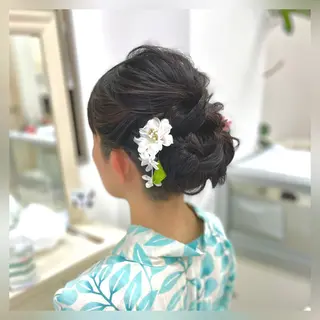ヘアアレンジ 似合わせヘアメイク 💐オダギリチアキのヘアスタイル