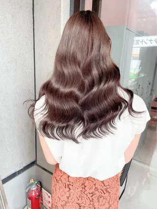 ロング カラー 🪽はづき🫧 簡単垢抜けカラー🪽のヘアスタイル