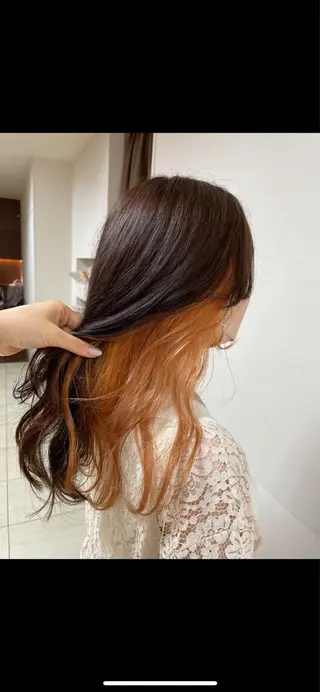 ロング カラー レイヤーカット×艶髪 /Ayanaのヘアスタイル