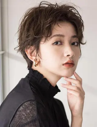 ショート パーマ 浅沼 ゆいのヘアスタイル