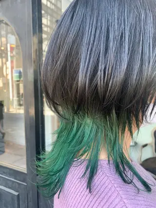 セミロング カラー Takahashi Yuriのヘアスタイル