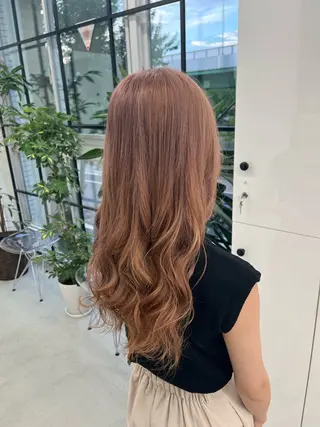 ロング カラー 🫧‪Ameri🫧 Emma ecoleのヘアスタイル