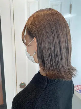 セミロング カラー ヘアアレンジ REONA🪽✨薬院 レイヤーカット🫧のヘアスタイル